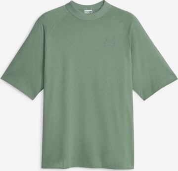 PUMA Performance Shirt 'Classics' in Green: front