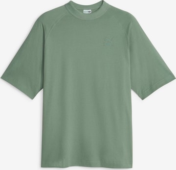 PUMA Toiminnallinen paita 'Classics' värissä vihreä: edessä