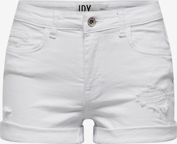 JDY Regular Shorts 'BLUME' in Weiß: predná strana