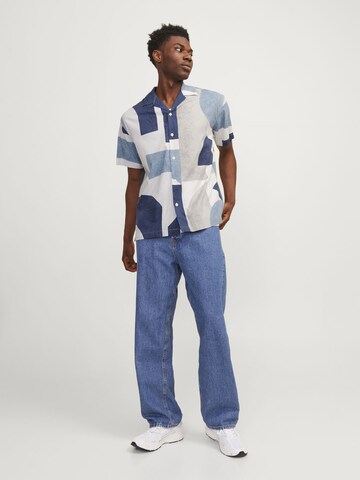 JACK & JONES Comfort Fit Skjorte 'Jprblacarnaby' i grå