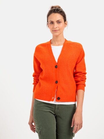 CAMEL ACTIVE Knit Cardigan in Orange: front