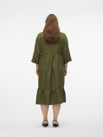 Vero Moda Curve Jurk 'MELONEY' in Groen