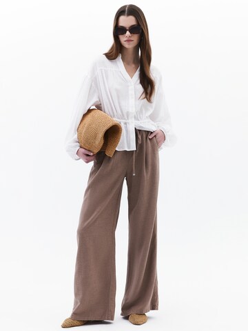 OXXO Wide Leg Hose in Grau