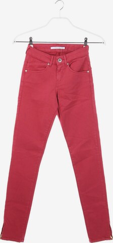 TEQUILA SOLO Skinny-Jeans 25-26 in Rot: predná strana