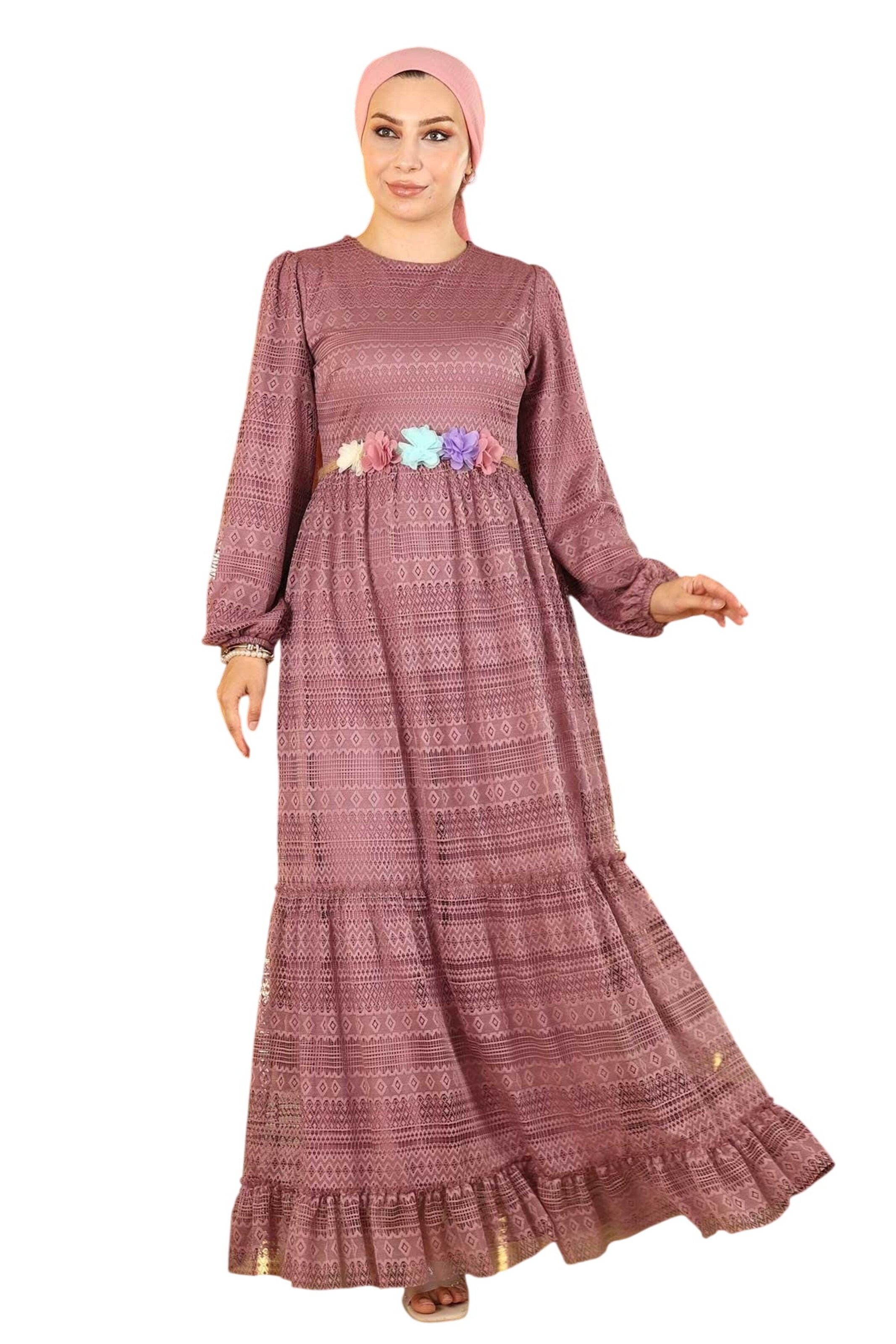 MODAMIHRAM Jurk in Rood: voorkant