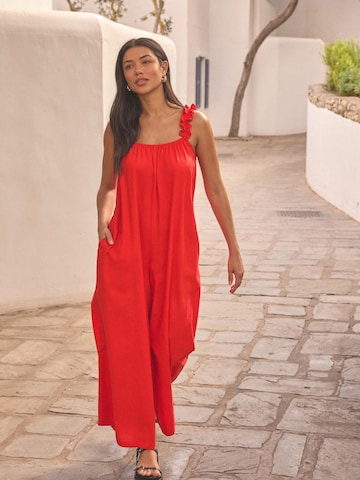Next Jumpsuit in Rood: voorkant