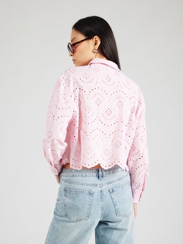 ONLY Blus 'ONLVALAIS' i rosa