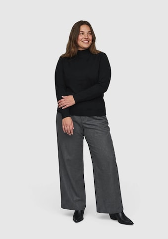 Wide Leg Pantalon à pince QS en gris