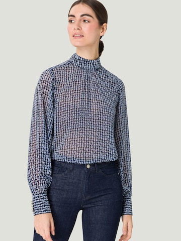 Camicia da donna di zero in blu: frontale