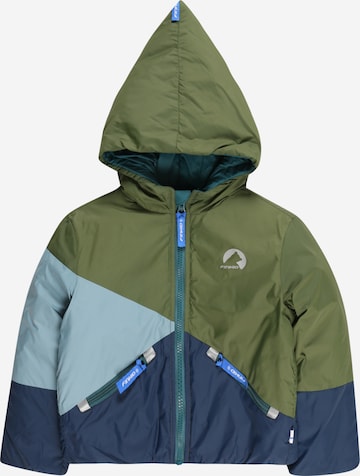 FINKID Winter Jacket 'SIRKUS' in Green: front