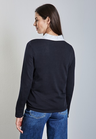 STREET ONE Strickpullover in Blau