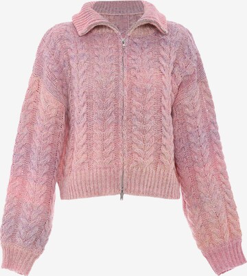 Cardigan Sookie en rose : devant