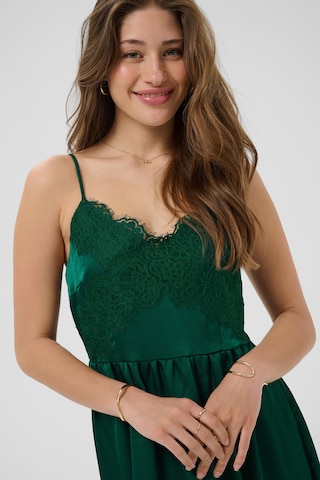Cream Dress 'Meloda' in Green