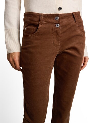 TOM TAILOR - Tapered Calças em bege