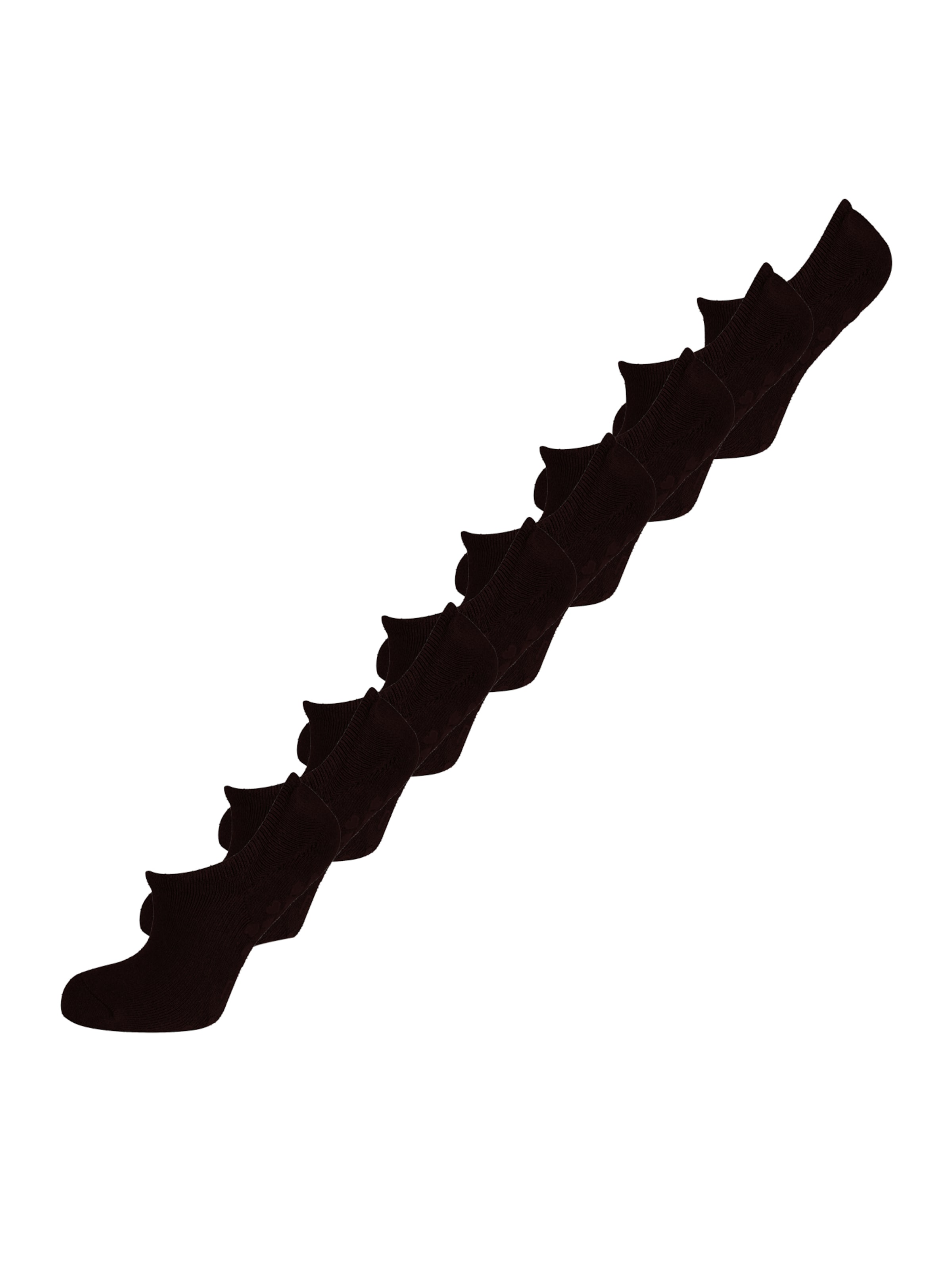 Nur Die Ankle Socks in Black: front