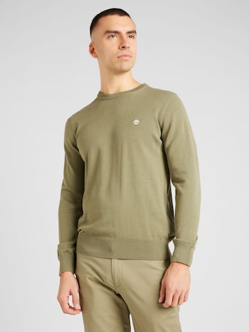 TIMBERLAND Sweatshirt 'Williams' in Groen: voorkant
