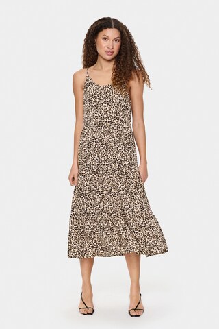 SAINT TROPEZ Kleid 'Eda' in Beige