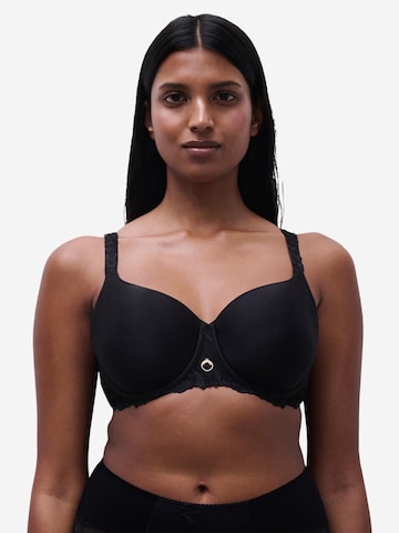 Chantelle T-shirt Bra 'Majestic' in Black