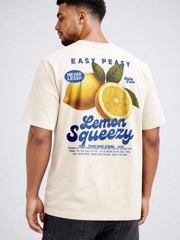 Neverless Shirt 'Lemon Squeezy'‌‌‌‌‌ in Beige