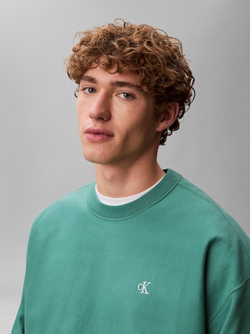 Calvin Klein Jeans Sweatshirt in Grün