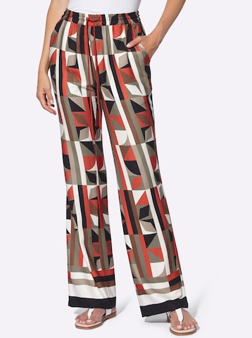 Loosefit Pantaloni di heine in rosso: frontale