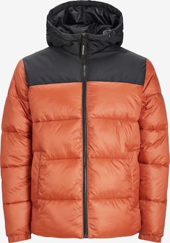 Veste mi-saison 'Toby' JACK & JONES en orange : devant