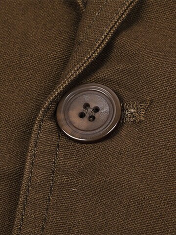 YOUTHUP Slim fit Suit Jacket 'Schnitt' in Brown