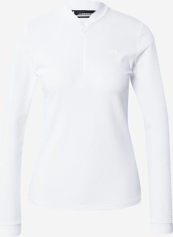 J.Lindeberg Sport sweatshirt 'Leonora' i vit: framsida