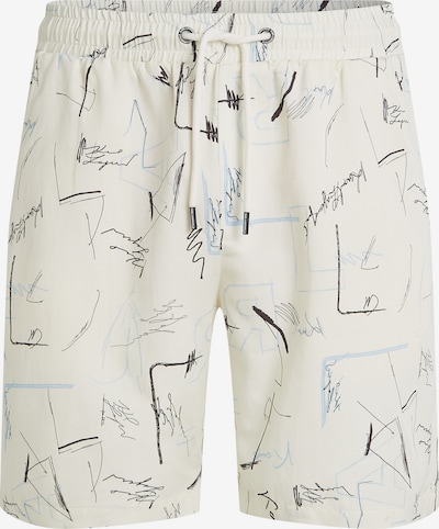 Karl Lagerfeld Housut värissä beige / vaaleansininen / musta, Tuotenäkymä