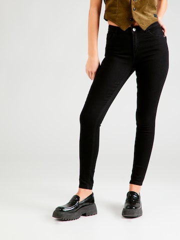 Dorothy Perkins Skinny Jeans in Black: front