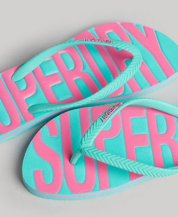 Superdry Zehentrenner in Blau