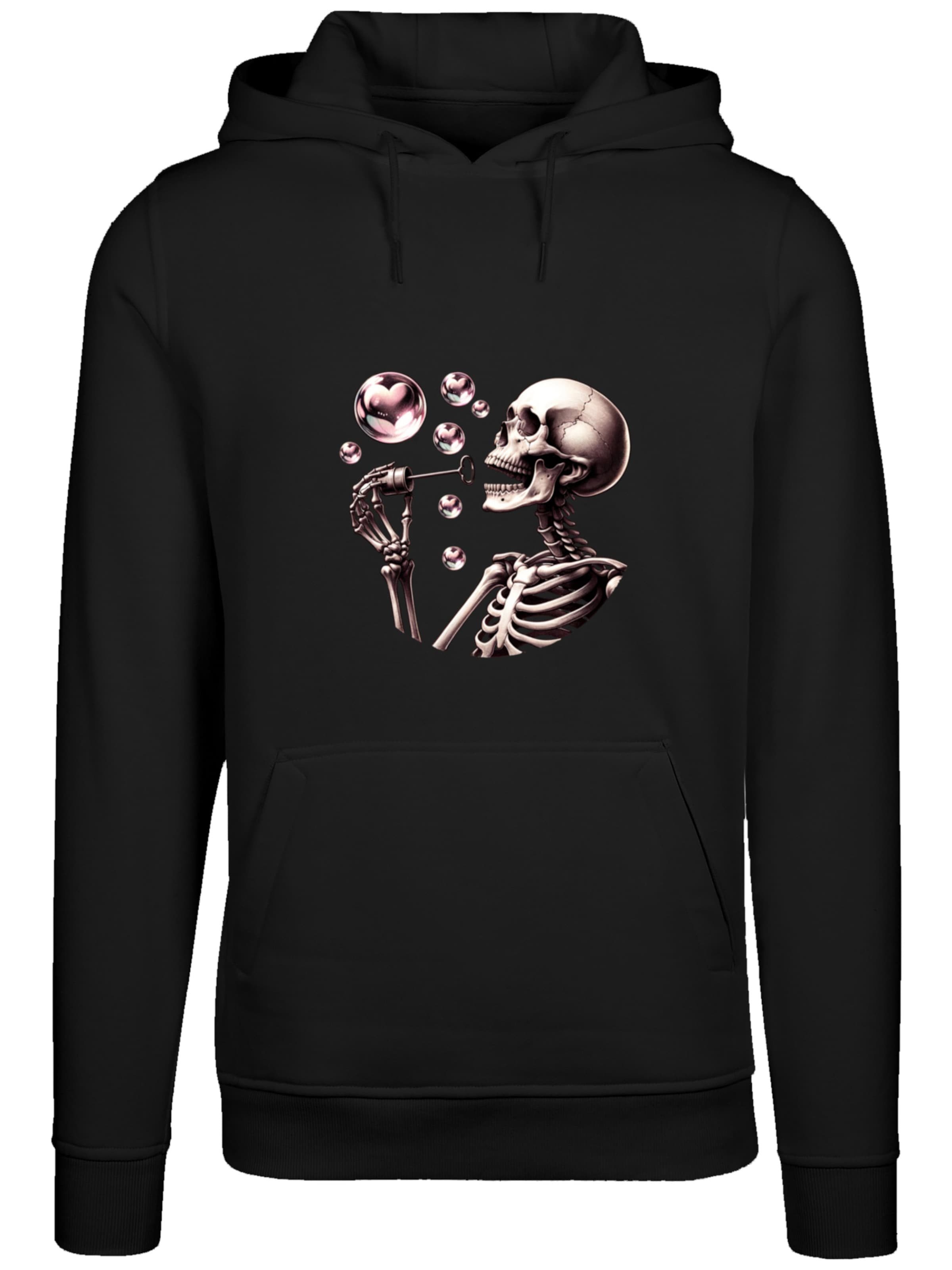 F4NT4STIC Sweatshirt in Zwart: voorkant