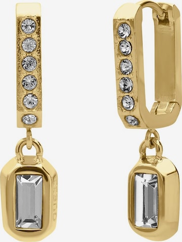 Boucles d'oreilles 'Sportiv' GUESS en or : devant
