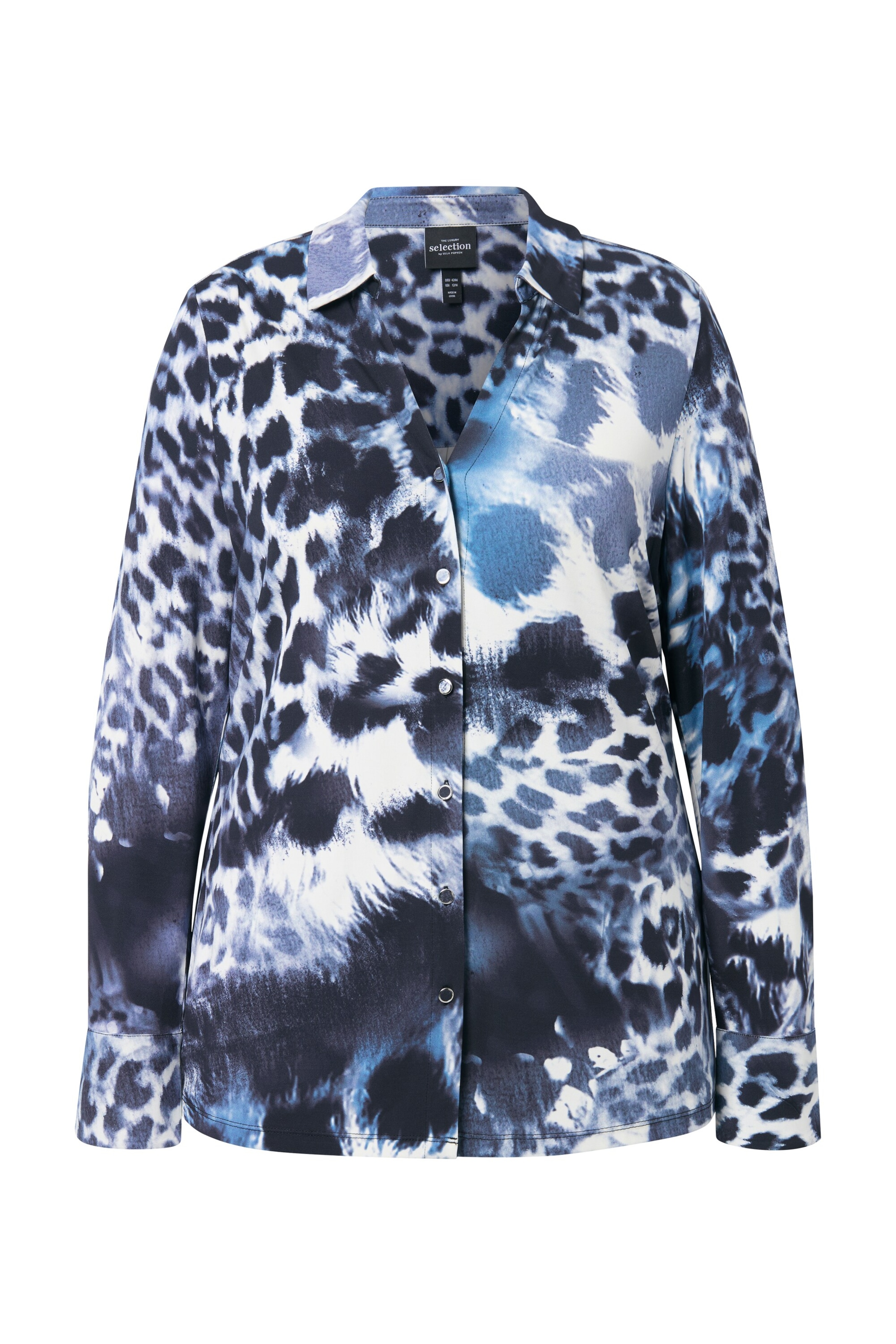 Ulla Popken Blouse in Blue: front