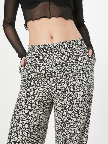 JDY Wide leg Broek 'BORA' in Zwart