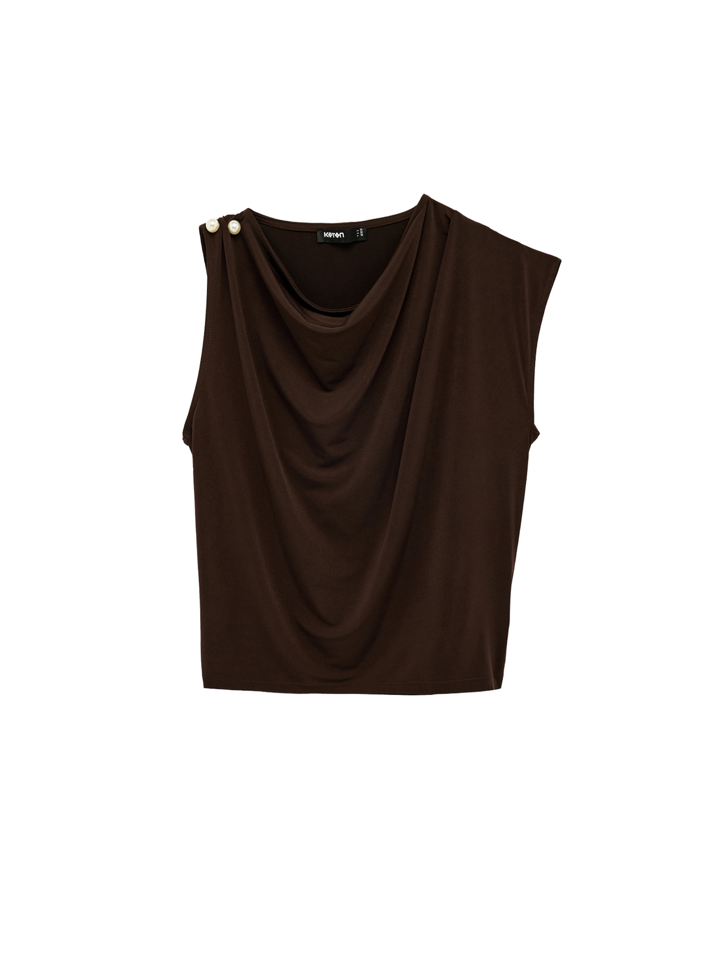 Koton Blouse in Bruin: voorkant