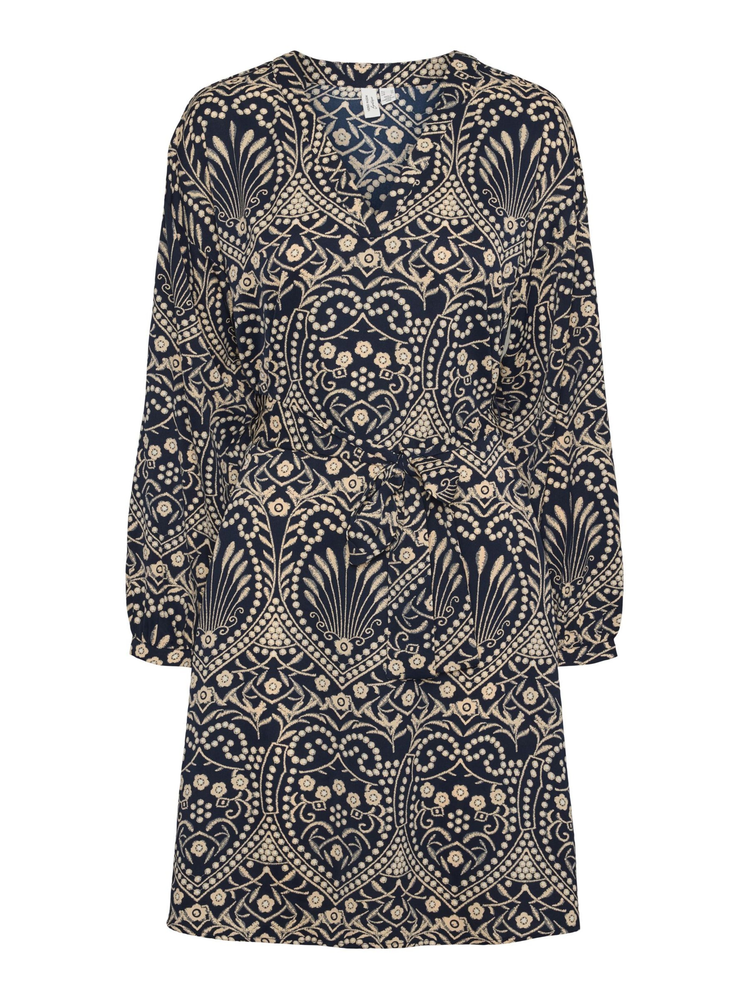 VERO MODA Blousejurk 'VMVilia' in Blauw: voorkant