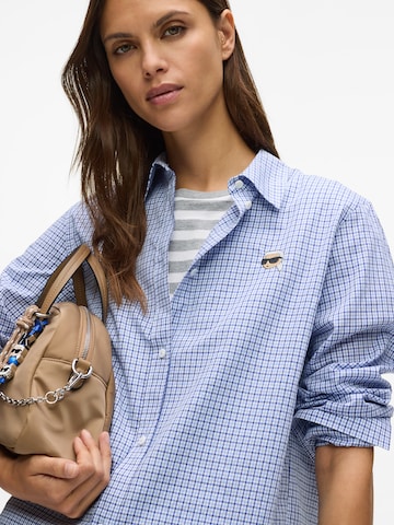 Karl Lagerfeld - Blusa 'Ikon' em azul