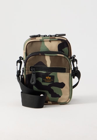 ALPHA INDUSTRIES Skuldertaske i grøn: forside