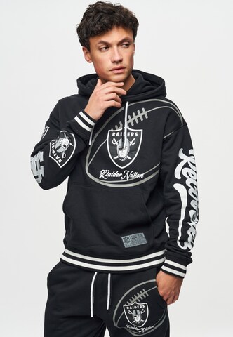 Recovered Sweatshirt 'NFL Raiders Nation' in Zwart