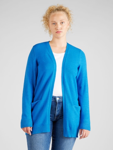 EVOKED Knit Cardigan 'Ril' in Blue: front