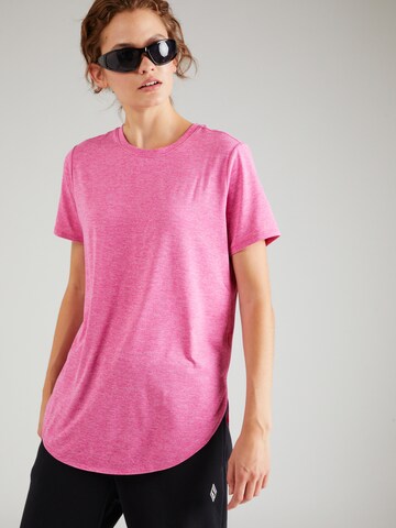 SKECHERS Λειτουργικό μπλουζάκι σε ροζ: μπροστά