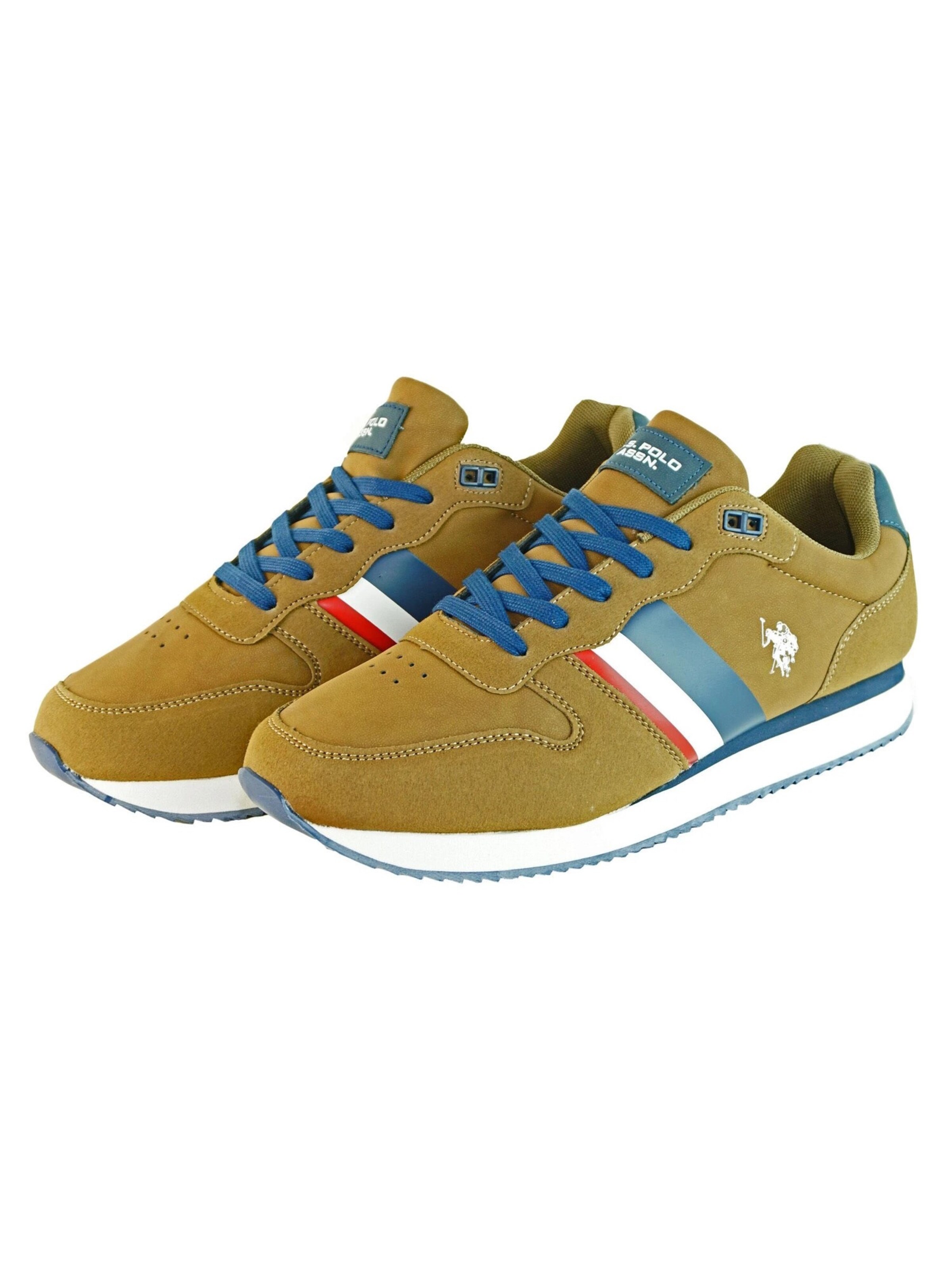 U.S. POLO ASSN. - Sapatilhas baixas 'Nobil' em castanho