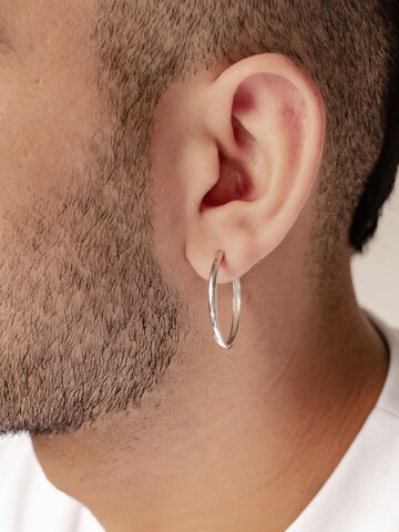 Hey Happiness Oorbel 'Mid Chunky' in Zilver