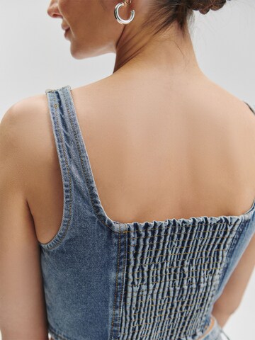 De Roos Top in Blauw