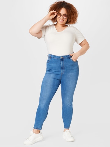 Cotton On Curve Skinny Jeans 'Adriana' in Blau