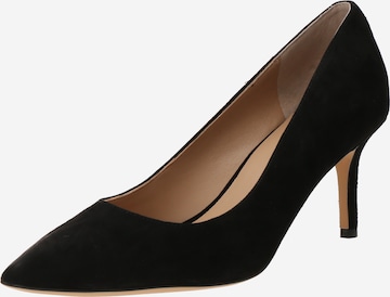 Lauren Ralph Lauren - Zapatos con plataforma 'LANETTE' en negro: frente