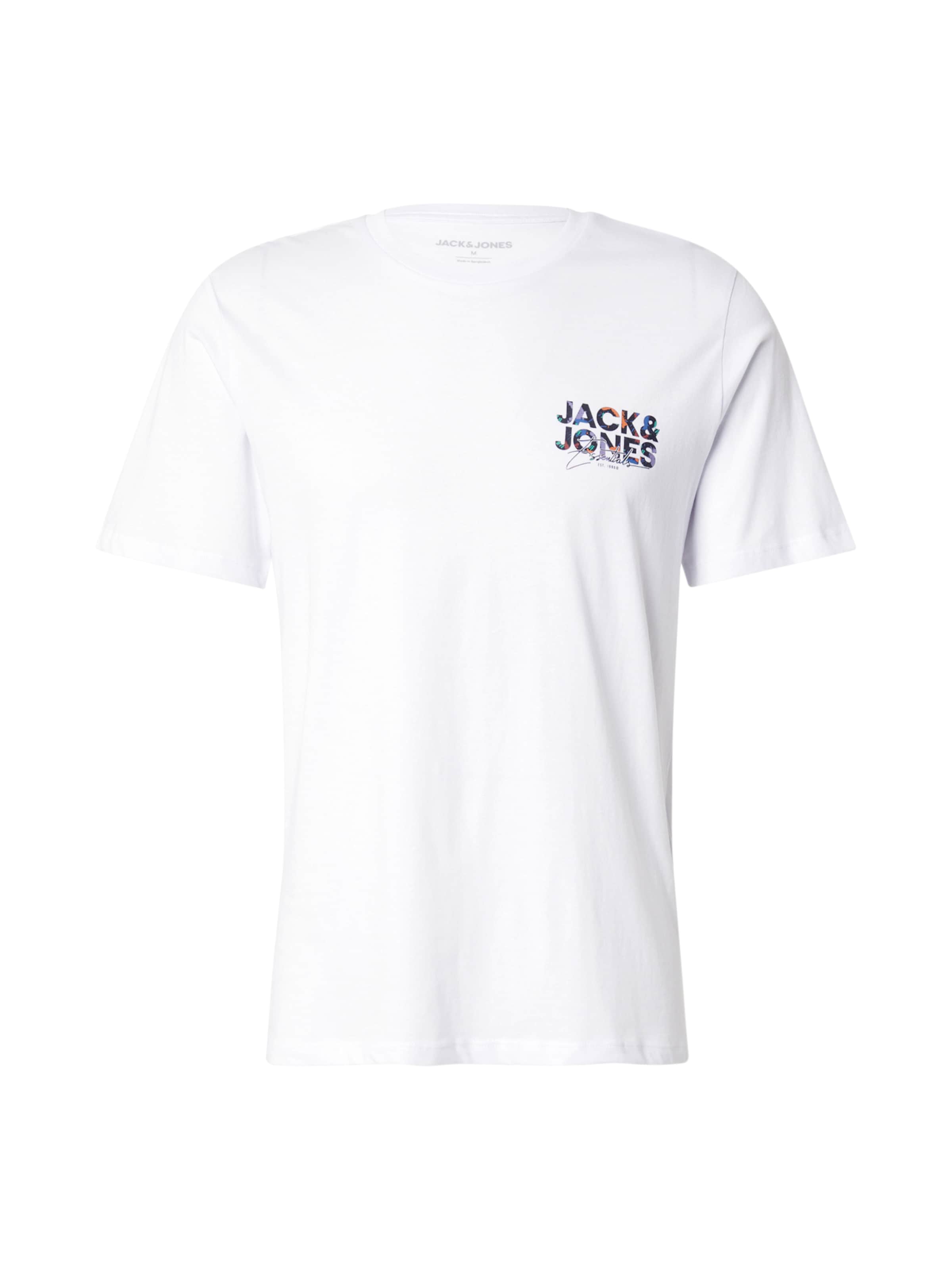JACK & JONES Shirt 'JJGEPLAS' in White: front