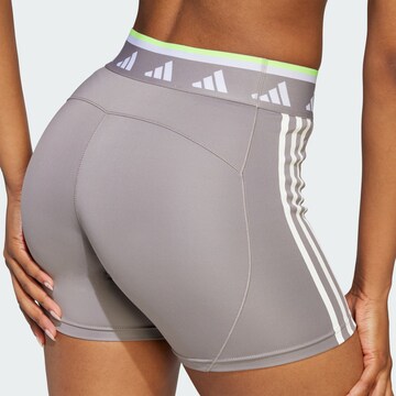 ADIDAS PERFORMANCE Skinny Spodnie sportowe w kolorze szary