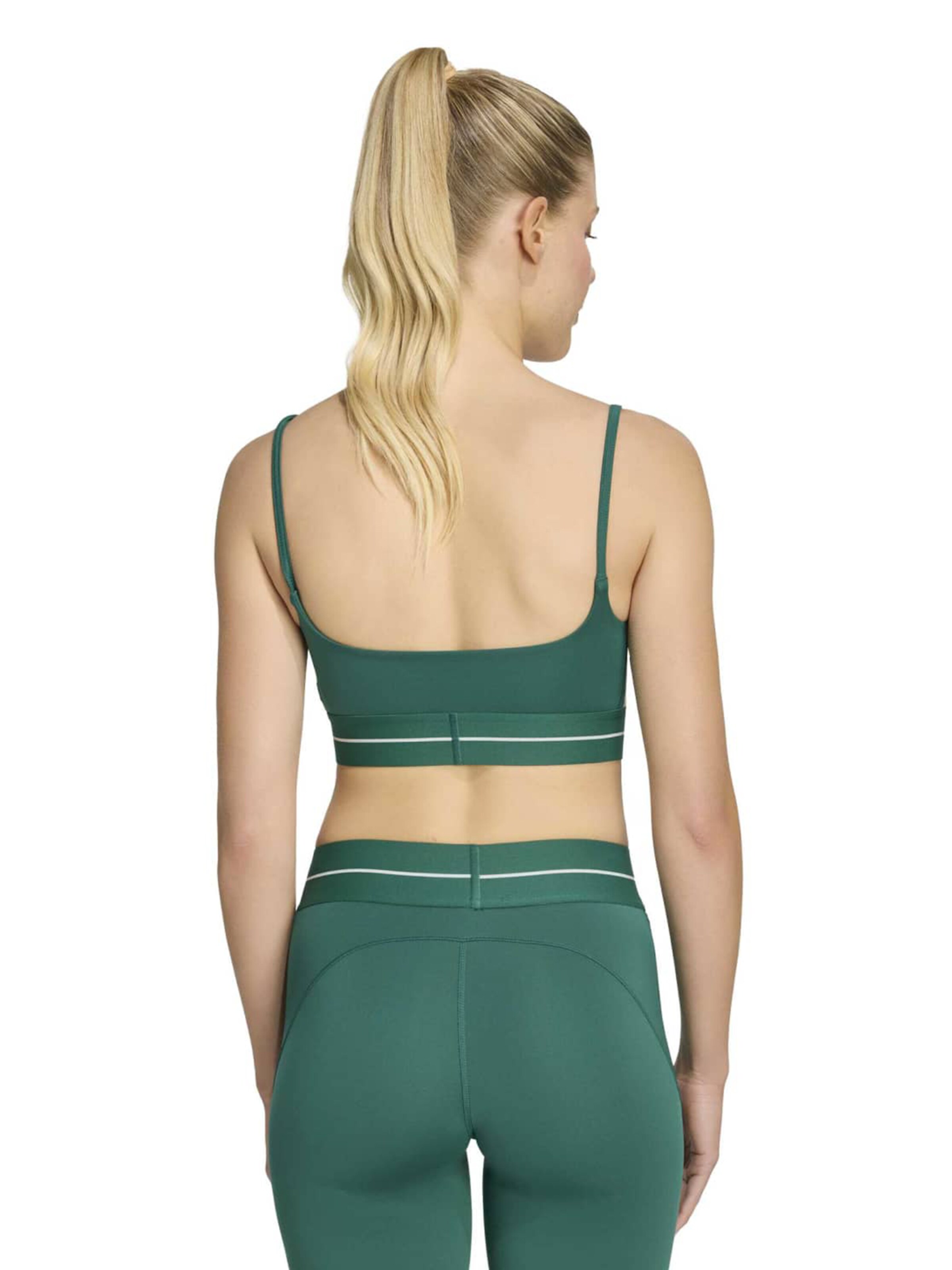 ADIDAS PERFORMANCE Bustier Sportmelltartók 'HYG' - zöld